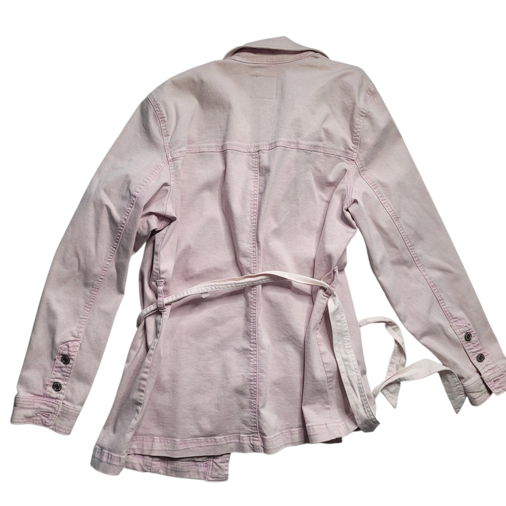 Maurice's Pink Denim-like Long Jacket XXL - Picture 6 of 6